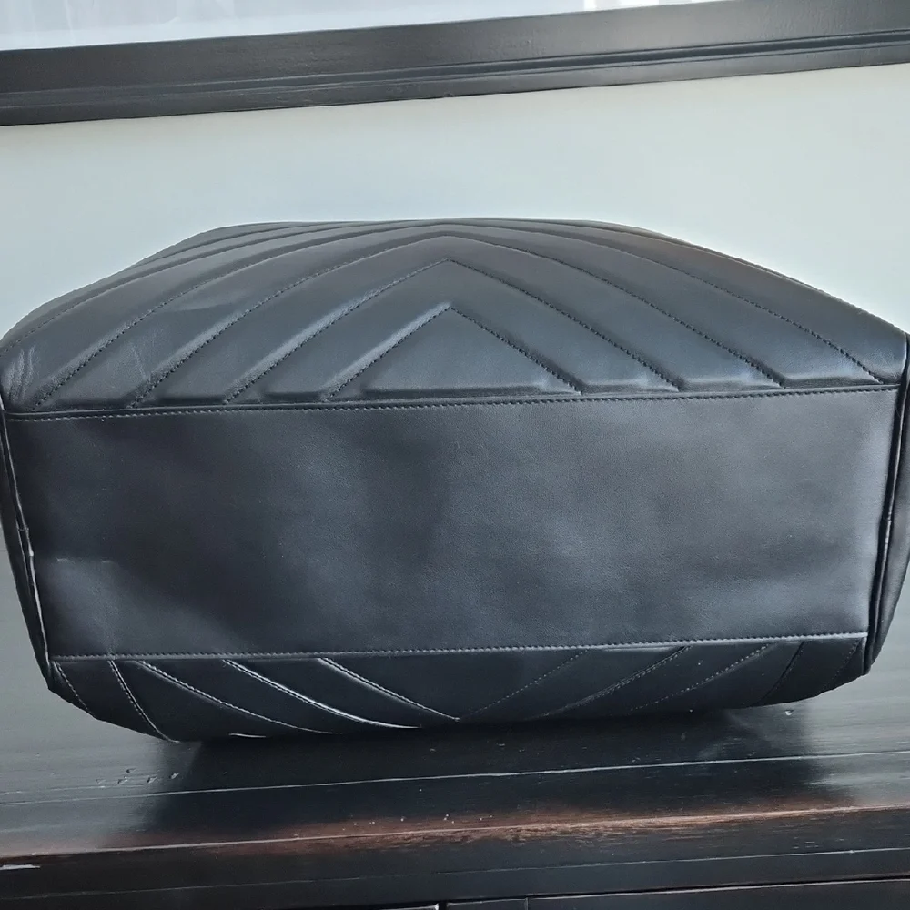 Stella McCartney Alter Nappa Black Star Embossed Overnight Duffel - Picture 12 of 17